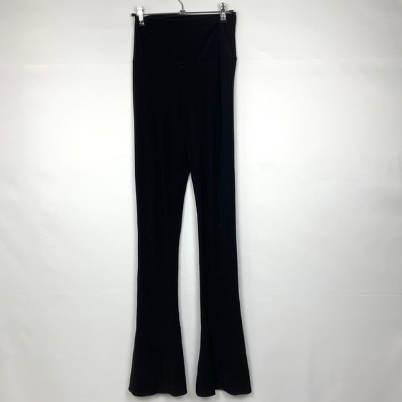 Norma Kamali Spat Flare Split Legging Pants Black XS - Picture 5 of 12